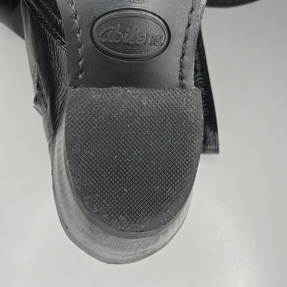 Abilene Sage Western Black Dress Boots Round Toe Zipper Side Men’s US 7.5 D - Picture 14 of 14